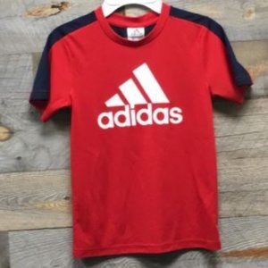 Boy's Adidas Red Athletic Shirt Size 7